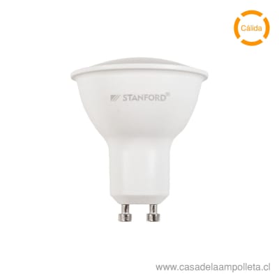 AMPOLLETA LED GU10 5W - BLANCO CÁLIDO (2800K) - STANFORD