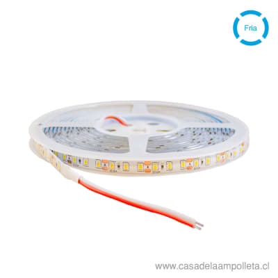 CINTA LED ROLLO 5 MTS 2835 12V CON SILICONA - BLANCO FRIO (6000K)1
