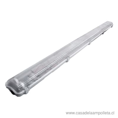EQUIPO ESTANCO PARA TUBO LED 2X18W 120CM - LOGIC1