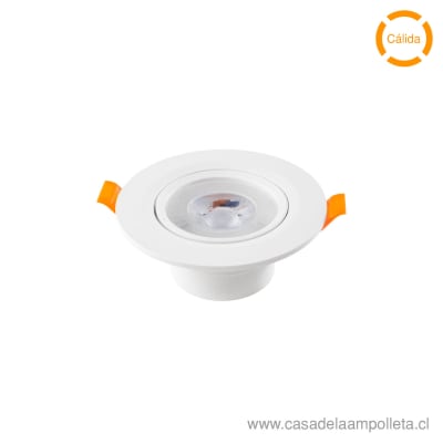 FOCO DOWNLIGHT LED 6,5W BLANCO CÁLIDO (3000K) - AVC