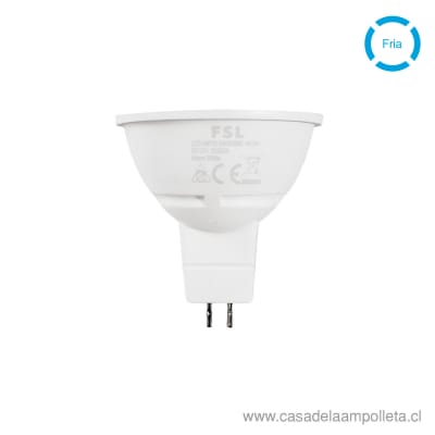 AMPOLLETA LED MR16 12V 5W - BLANCO FRIO (6500K)1