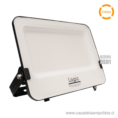 PROYECTOR LED PLANO 300W DS01 - BLANCO CÁLIDO (2000K) - LOGIC