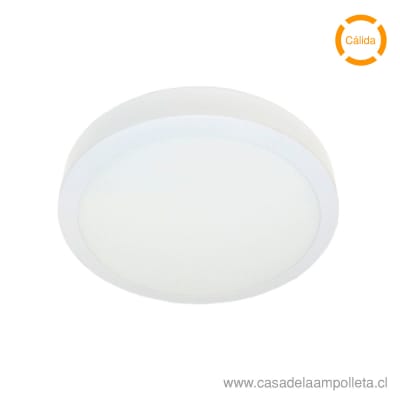 PANEL LED REDONDO SOBREPUESTO 18W - BLANCO CÁLIDO (3000K) PHILIPS1