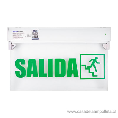 SEÑALETICA LED DE SALIDA CON ICONO DE ESCALERA 5W