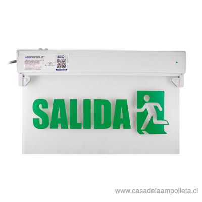 SEÑALETICA LED CON ICONO DE SALIDA 5W1