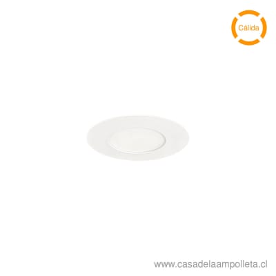 PANEL LED REDONDO EMBUTIDO 3W - BLANCO CÁLIDO (300K)