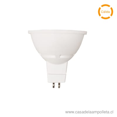 AMPOLLETA LED MR16 220V 5,5W - BLANCO CÁLIDO (2700K)