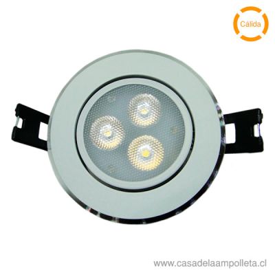 FOCO DOWNLIGHT LED 4W BLANCO CÁLIDO (3000K) 