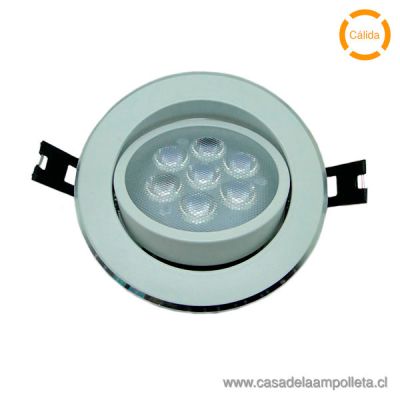 FOCO DOWNLIGHT LED 8W BLANCO CÁLIDO (3000K)