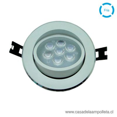 FOCO DOWNLIGHT LED 8W BLANCO FRÍO (6500K)1