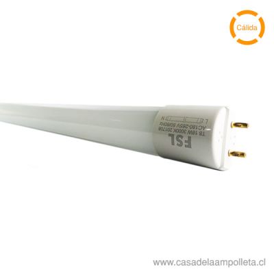 TUBO LED T8 18W 120CM - BLANCO CÁLIDO (3000K)