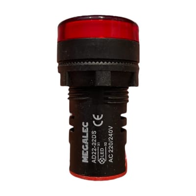PILOTO LED ROJO 22MM1