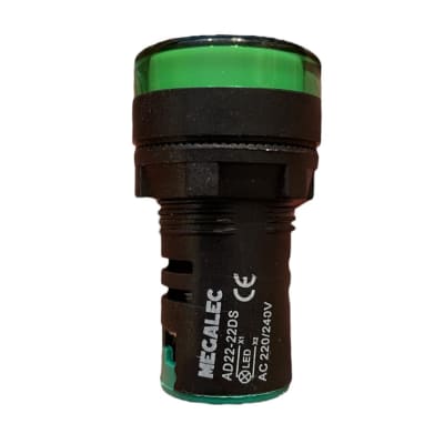 PILOTO LED VERDE 22MM1