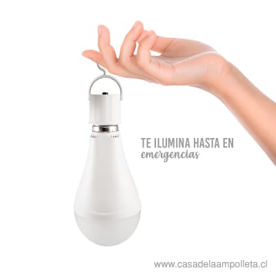 AMPOLLETA LED DE EMERGENCIA 9W - BLANCO CALIDO (3000K)