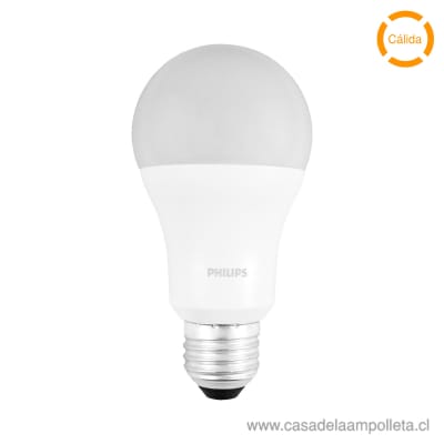 AMPOLLETA LED A60 15W (100W) - BLANCO CÁLIDO (3000K) - PHILIPS