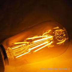 AMPOLLETA LED VINTAGE PERA ST64 6W - BLANCO CÁLIDO (2500K)