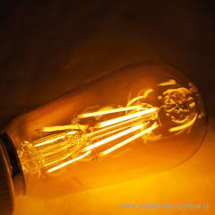 AMPOLLETA LED VINTAGE PERA ST64 8W - BLANCO CÁLIDO (2500K)