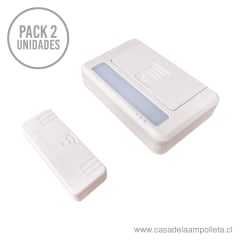PACK 2 UDS - LÁMPARA PARA MUEBLE 3W 9CM - BLANCO CÁLIDO (3000K) - ByP