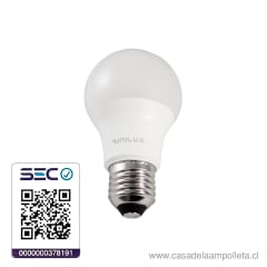 AMPOLLETA LED A60 9W - BLANCO CÁLIDA (3000K) - UNILUX