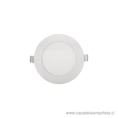 PANEL LED REDONDO EMBUTIDO 6W - BLANCO FRIO (6500K) - UNILUX