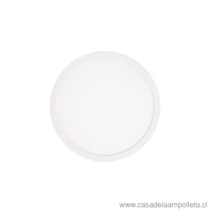 PANEL LED REDONDO SOBREPUESTO 12W - BLANCO FRIO (6500K)