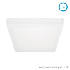 PANEL LED CUADRADO SOBREPUESTO 18W - BLANCO FRÍO (6500K) - UNILUX