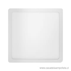 PANEL LED CUADRADO SOBREPUESTO 18W - BLANCO FRÍO (6500K) - UNILUX