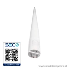 TUBO LED T8 18W 120CM - BLANCO CÁLIDO (3000K) - LUMEX