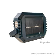 PROYECTOR LED RECARGABLE SOLAR Y CABLE USB 160W