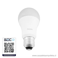 AMPOLLETA LED A60 6W (50W) - BLANCO CÁLIDO (3000K) - PHILIPS