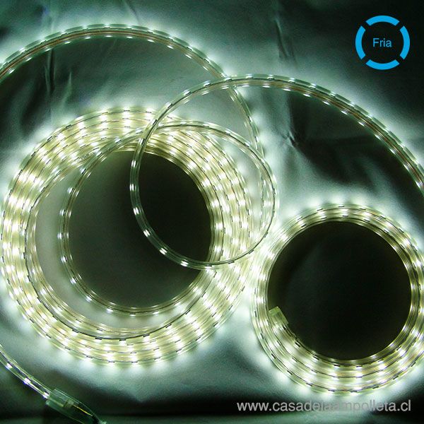CINTA LED 5050 220V POR METRO - BLANCO FRÍO (6000K) | Casa de la Ampolleta