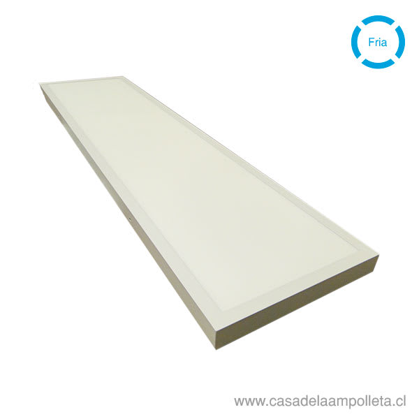 PANEL LED 120X30 SOBREPUESTO 48W - BLANCO FRÍO (6500K) | Casa de la