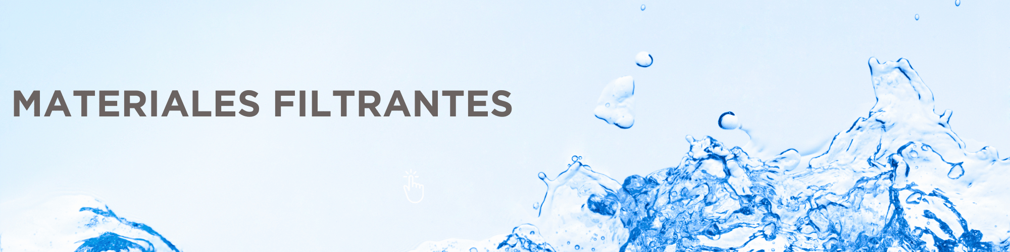 Materiales filtrantes