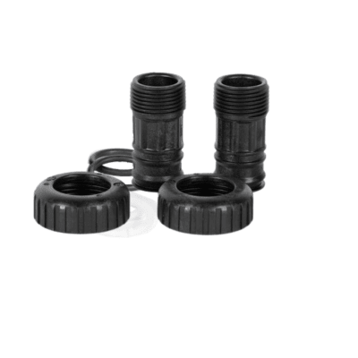 Kit de conexión macho recto de plástico BSPT de 1