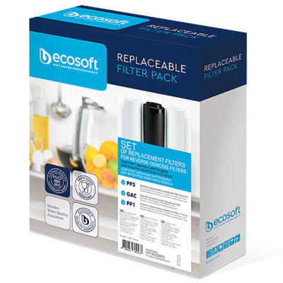 PACK FILTRO OSMOSIS DOMÉSTICA 2.5 x 101