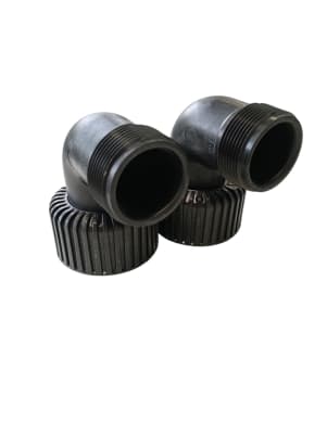 Codo Macho NPT 1,5” con Conexión Rápida (QC)