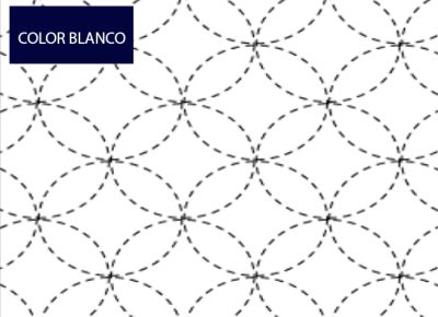 MINI COJIN SASHIKO MODELO FLOR CLASICA MINI COJIN SASHIKO MODELO FLOR CLASICA