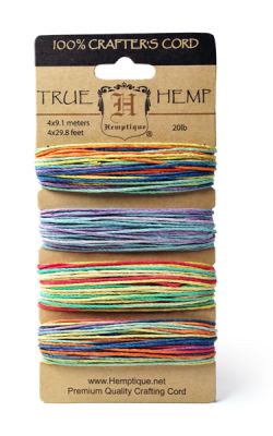 CORDÓN HEMP COLORES VARIEGADOS CORDÓN HEMP COLORES VARIEGADOS