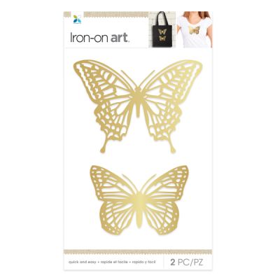 APLICACIÓN MARIPOSAS PEGA CON PLANCHA APLICACIÓN MARIPOSAS PEGA CON PLANCHA