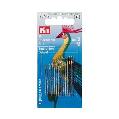 AGUJAS BORDAR FINAS SURT Nº 3-9 AGUJAS BORDAR FINAS SURT Nº 3-9