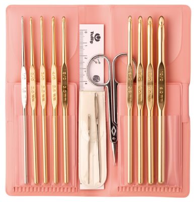 SET REGALO CROCHET 13 PIEZAS EN ESTUCHE SET REGALO CROCHET 13 PIEZAS EN ESTUCHE