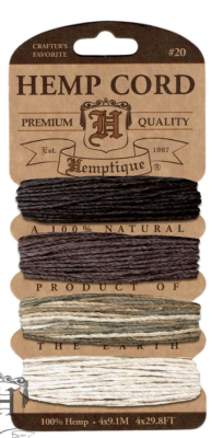 CORDON HEMP 1MM 25 CORDON HEMP 1MM 25
