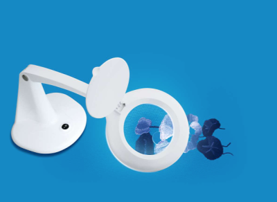 LUPA CON LUZ Y BASE 95MMØ MAS LENTES (X2 Y X4) LUPA CON LUZ Y BASE 95MMØ MAS LENTES (X2 Y X4)