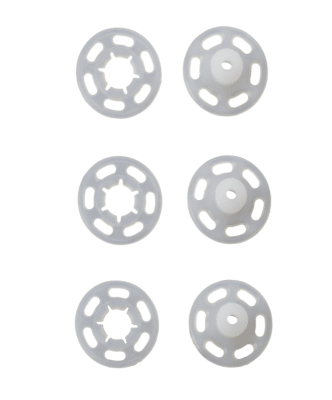 BROCHES DE PRESION PLASTICO TRANSPARENTES BROCHES DE PRESION PLASTICO TRANSPARENTES