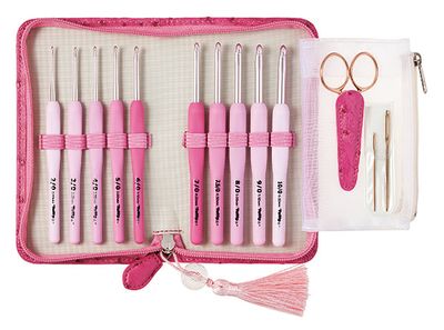 SET CROCHET ETIMO ROSE FULL SET CROCHET ETIMO ROSE FULL