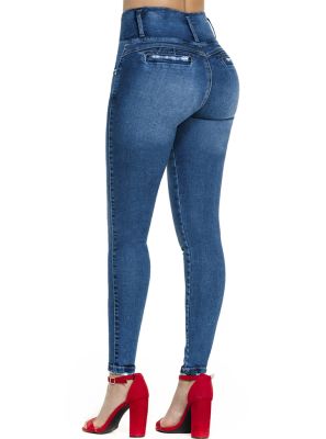 Jeans Levantacola Colombiano J-6161 Truccos Jeans - PaoPink Jeans Levantacola Colombiano J-6161 Truccos Jeans - PaoPink