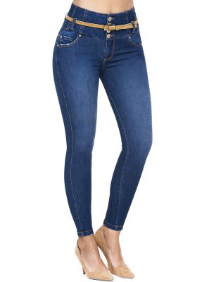 Jeans Colombiano Faja Interior J-6281 Truccos - PaoPink Jeans Colombiano Faja Interior J-6281 Truccos - PaoPink