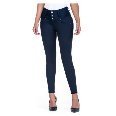 Jeans Levantacola Con Faja Interna J-6438 Truccos - PaoPink Jeans Levantacola Con Faja Interna J-6438 Truccos - PaoPink