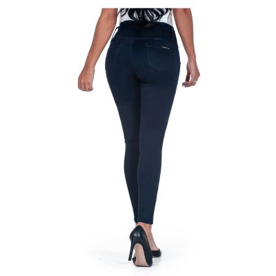 Jeans Levantacola Con Faja Interna J-6438 Truccos - PaoPink Jeans Levantacola Con Faja Interna J-6438 Truccos - PaoPink