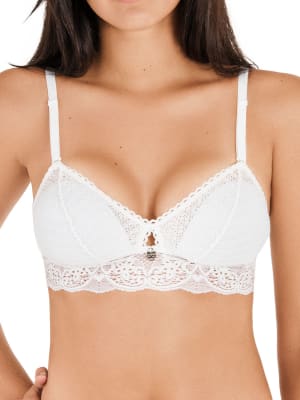 Bralette Encaje Realce Natural Vainilla Bralette Encaje Realce Natural Vainilla